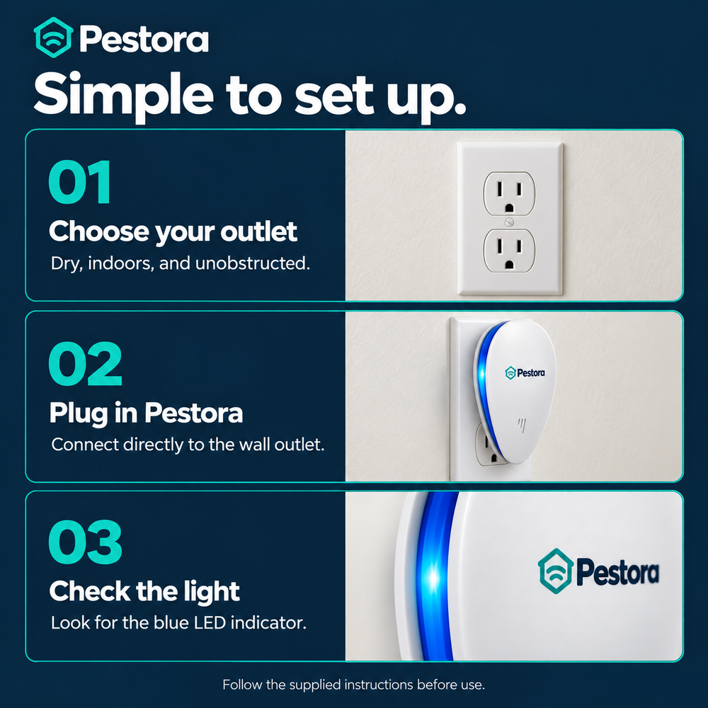 Pestora™ Ultrasonic Pest Repeller