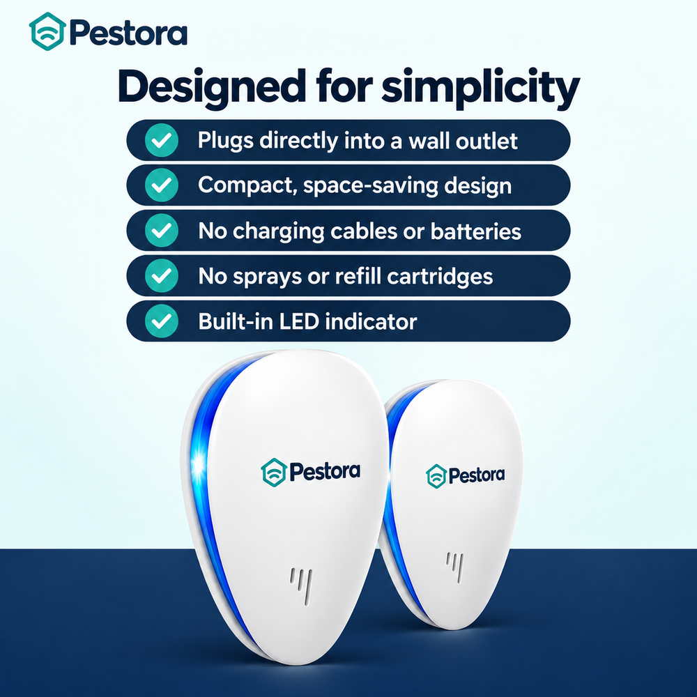 Pestora™ Ultrasonic Pest Repeller