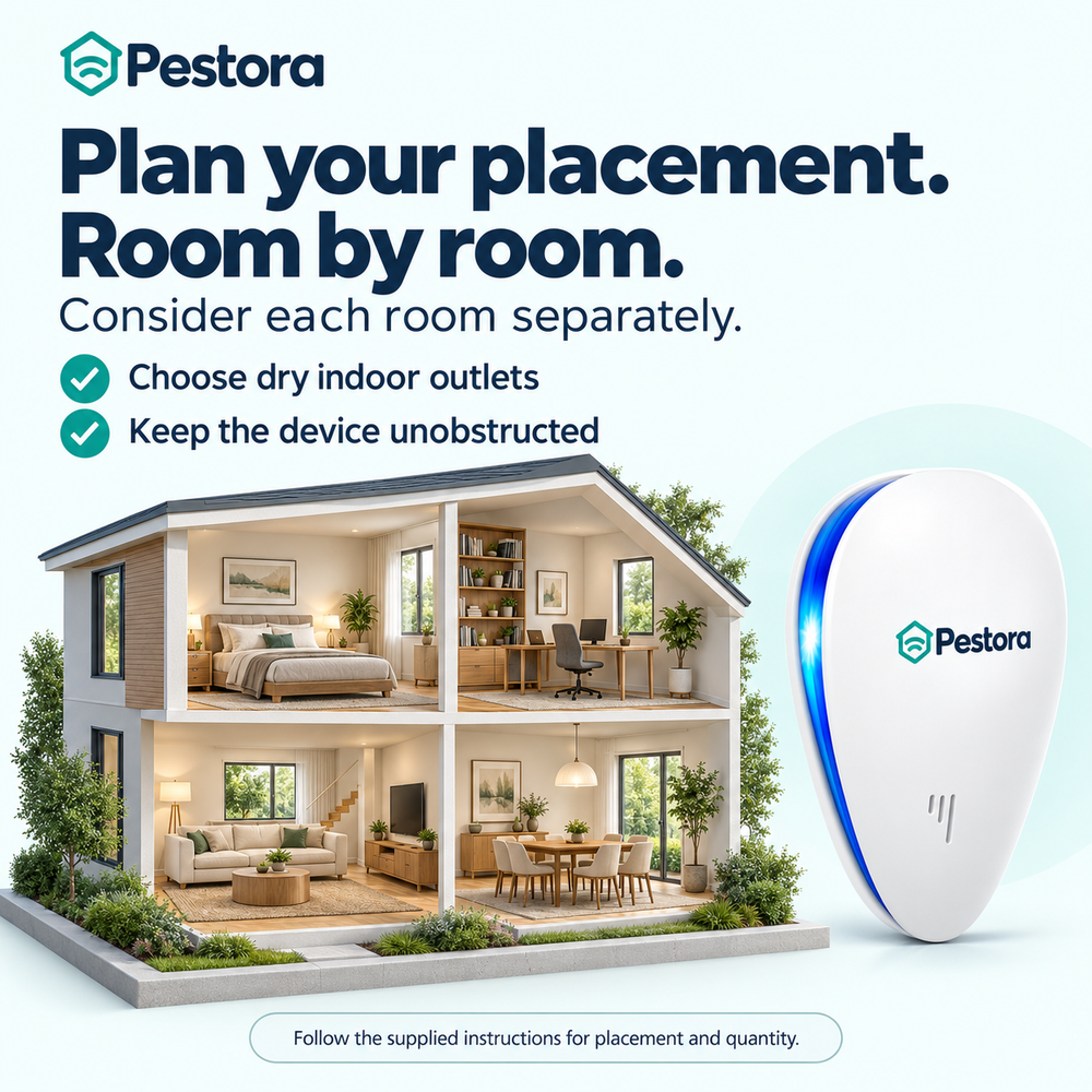 Pestora™ Ultrasonic Pest Repeller